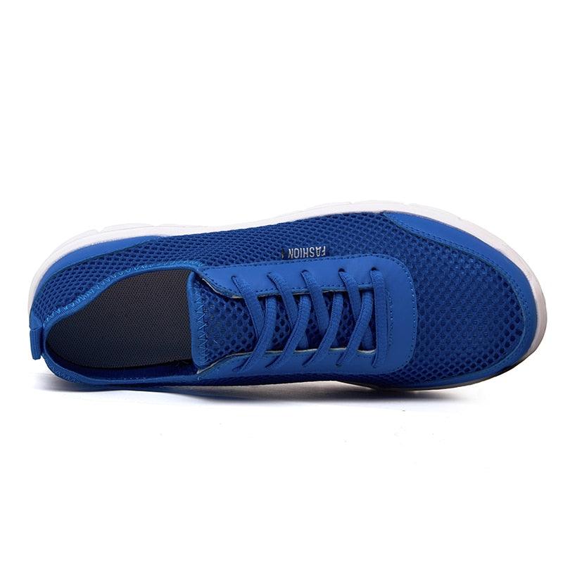 Unisex Summer Sneakers Breathable Casual Shoes Couple Fashion Lace Up Mens Mesh Flats Comfortable Walking Footwear Fashion New Lightweight Casual  Sneakers