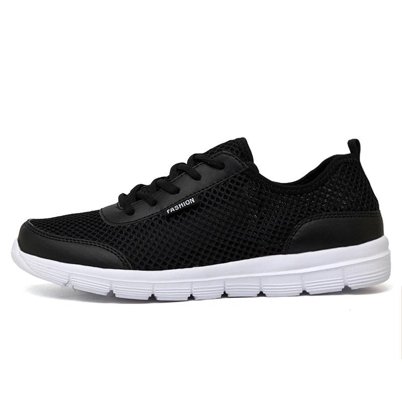 Unisex Summer Sneakers Breathable Casual Shoes Couple Fashion Lace Up Mens Mesh Flats Comfortable Walking Footwear Fashion New Lightweight Casual  Sneakers