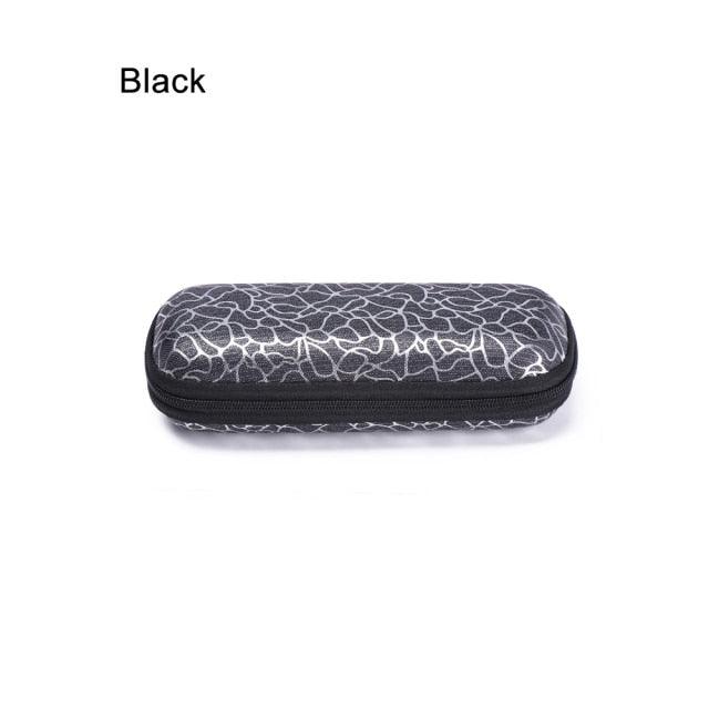 Unisex Sunglasses Protection Resistance Container Fabric Glasses Box Zipper Eyeglasses Case Glasses Carry Bag Hard Shell Clamshell Eyeglasses Case Unisex Portable Glasses Protection Case Bag