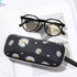 Unisex Sunglasses Protection Resistance Container Fabric Glasses Box Zipper Eyeglasses Case Glasses Carry Bag Hard Shell Clamshell Eyeglasses Case Unisex Portable Glasses Protection Case Bag