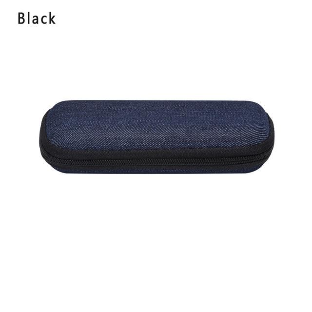 Unisex Sunglasses Protection Resistance Container Fabric Glasses Box Zipper Eyeglasses Case Glasses Carry Bag Hard Shell Clamshell Eyeglasses Case Unisex Portable Glasses Protection Case Bag