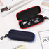 Unisex Sunglasses Protection Resistance Container Fabric Glasses Box Zipper Eyeglasses Case Glasses Carry Bag Hard Shell Clamshell Eyeglasses Case Unisex Portable Glasses Protection Case Bag