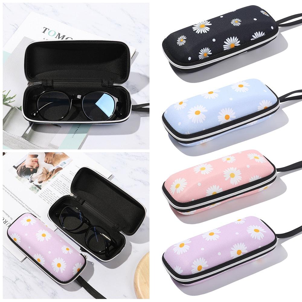 Unisex Sunglasses Protection Resistance Container Fabric Glasses Box Zipper Eyeglasses Case Glasses Carry Bag Hard Shell Clamshell Eyeglasses Case Unisex Portable Glasses Protection Case Bag