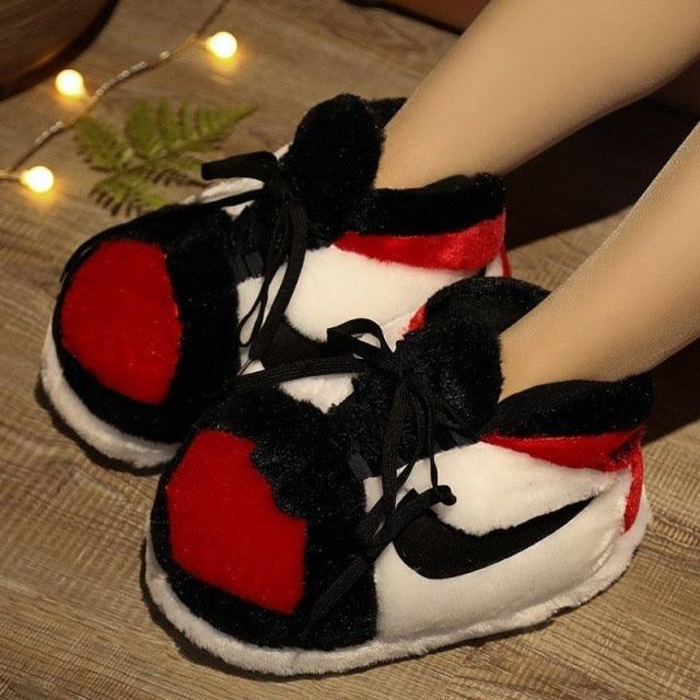 Unisex Winter Indoor Cotton Shoes Woman Warmth Home Slippers Women Men Snug Slipper Womens Slippers Memory Foam Fluffy Fur Soft Slippers Warm House Shoes Indoor Outdoor Winter Slippers