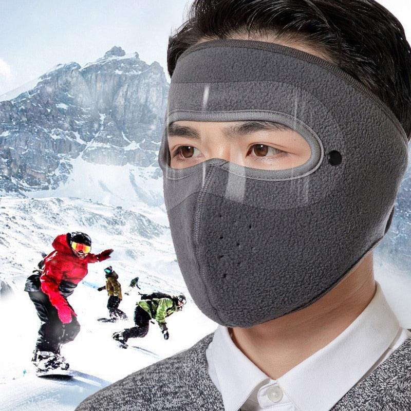 Unisex Winter Warm Mask Face Shield Cycling Caps for Outdoor Fishing Breathable Mask with HD Anti-fog Goggles Fleece Warm Scarf Sport Bandana Scarf Fishing Cycling Hiking Face Cover Neck Balaclava Neck Gaiter Warmer Face Mask