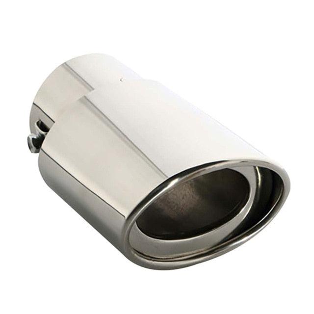 Universal Car Muffler Tip Round Stainless Steel Pipe Chrome Tail Muffler Tip Pipe Silver Exhaust Tail Pipe Diameter Stainless Steel Chrome Effect Car Muffler Tips Car Accessories Muffler Universal Stainless Steel For Cars - ALLURELATION - 553, Accessories, Car Accessories, Car Accessories Muffler, Car Gadgets, Car Muffler, Car Ornaments, cars, Chrome Tail Muffler, Exhaust Tail Pipe, Round Stainless Steel Pipe, Stainless Steel Pipe, Tail Pipe, Universal Car Muffler - Stevvex.com