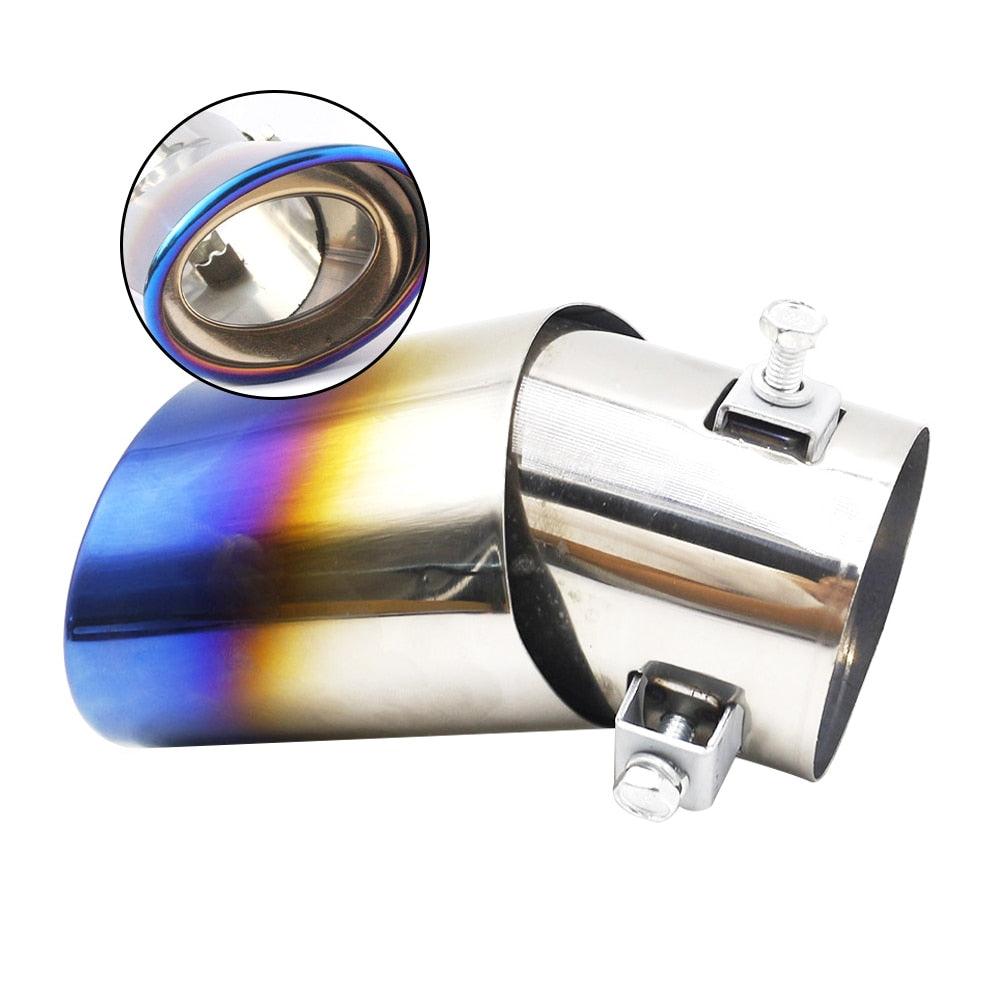 Universal Car Muffler Tip Round Stainless Steel Pipe Chrome Tail Muffler Tip Pipe Silver Exhaust Tail Pipe Diameter Stainless Steel Chrome Effect Car Muffler Tips Car Accessories Muffler Universal Stainless Steel For Cars - ALLURELATION - 553, Accessories, Car Accessories, Car Accessories Muffler, Car Gadgets, Car Muffler, Car Ornaments, cars, Chrome Tail Muffler, Exhaust Tail Pipe, Round Stainless Steel Pipe, Stainless Steel Pipe, Tail Pipe, Universal Car Muffler - Stevvex.com