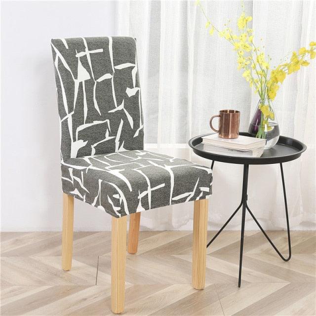 Universal Chair Cover Removable Washable Seat Chair Covers Protector Slipcovers For Hotel Banquet Restaurant Dining Room Cover Stretch Polyester Parsons Chair Slipcover Removable Washable Kitchen Chair Protector