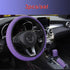 Universal Ice Silk Steering Wheel Cover Wear-resistant Anti-slip Car Accessories Microfiber Breathable Ice Silk Steering Wheel Cover Gear Handbrake Breathable Anti-Slip Warm  Steering Wheel Cover Winter Cool Summer Cover Interior