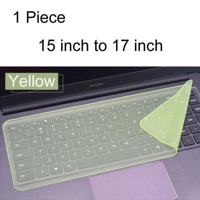 Universal Laptop Keyboard Cover Protector Notebook Keyboard Film 12 to 17 inch Waterproof Dustproof Silicone For Gaming Laptop Keyboard Skin Protector For Gaming Lovers