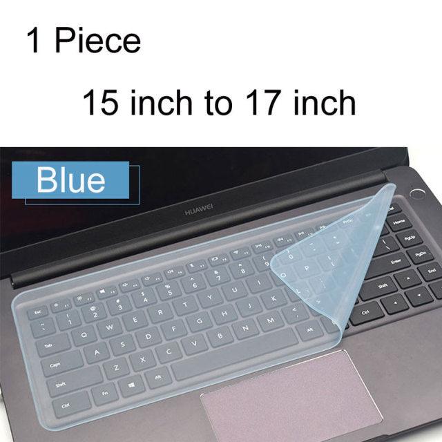 Universal Laptop Keyboard Cover Protector Notebook Keyboard Film 12 to 17 inch Waterproof Dustproof Silicone For Gaming Laptop Keyboard Skin Protector For Gaming Lovers