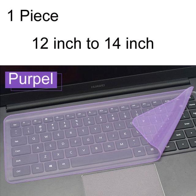 Universal Laptop Keyboard Cover Protector Notebook Keyboard Film 12 to 17 inch Waterproof Dustproof Silicone For Gaming Laptop Keyboard Skin Protector For Gaming Lovers