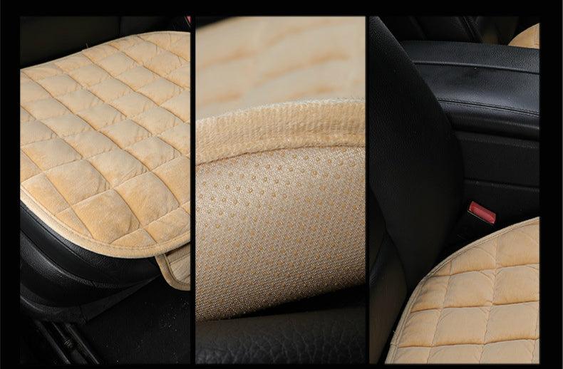 Universal Winter Warm Car Seat Cover Cushion Anti-slip Front Chair Seat Breathable Pad Car Seat Protector Seat Covers Car Seat Breathable Anti Slip Car Seat Cushion Cover Pad Mat Nonslip Winter Warm Lattice Pattern Protector Auto Chair Cushion for Cars