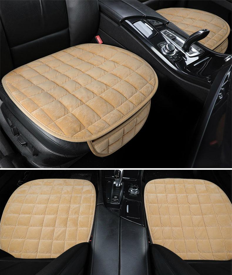 Universal Winter Warm Car Seat Cover Cushion Anti-slip Front Chair Seat Breathable Pad Car Seat Protector Seat Covers Car Seat Breathable Anti Slip Car Seat Cushion Cover Pad Mat Nonslip Winter Warm Lattice Pattern Protector Auto Chair Cushion for Cars