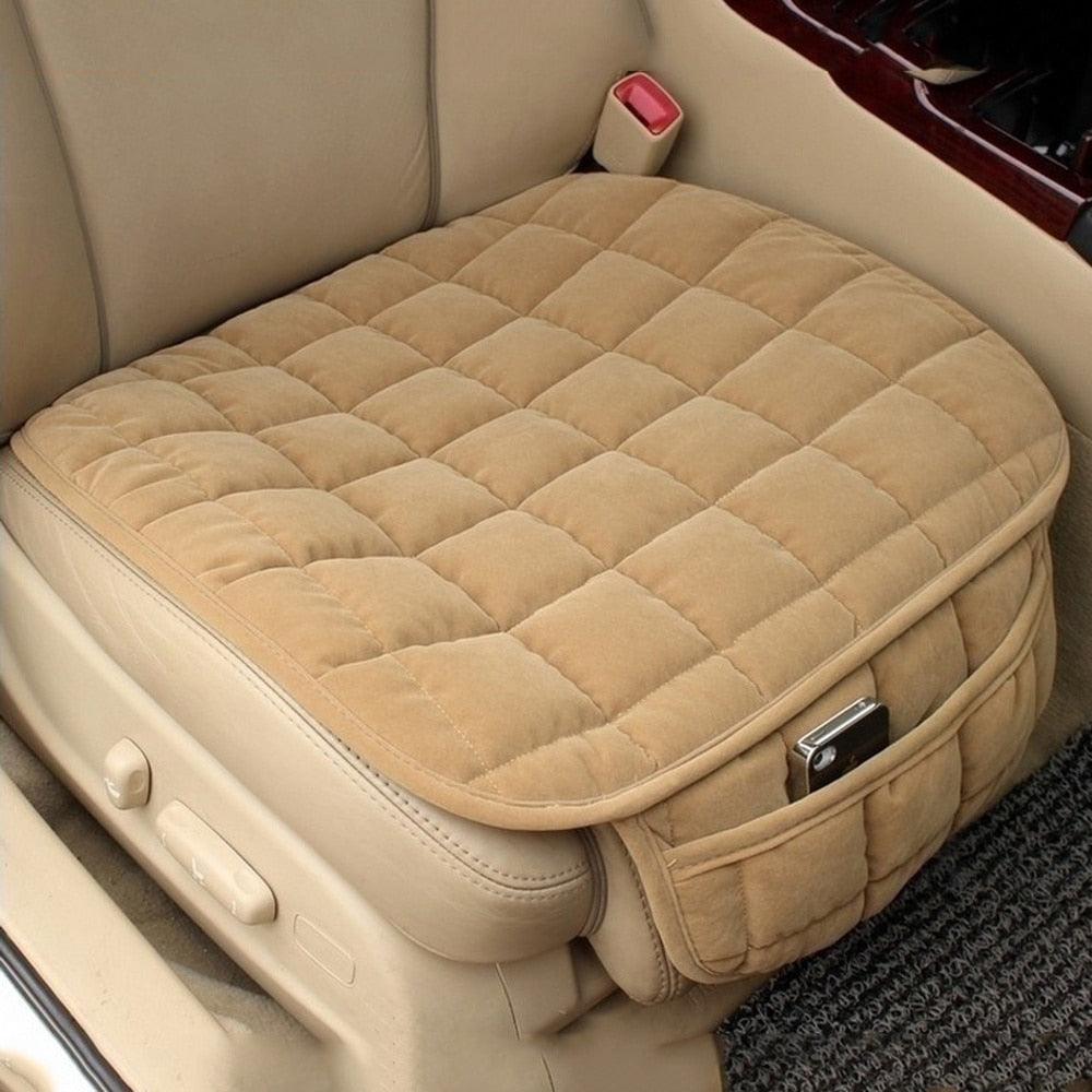 Universal Winter Warm Car Seat Cover Cushion Anti-slip Front Chair Seat Breathable Pad Car Seat Protector Seat Covers Car Seat Breathable Anti Slip Car Seat Cushion Cover Pad Mat Nonslip Winter Warm Lattice Pattern Protector Auto Chair Cushion for Cars