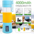 USB Electric Juicer Mini Portable Blender Electric Usb Juice Maker Juicer Bottle Blender Grinder Mixer Rechargeable Juicer Bottle Fruit Mixers Fruit Extractors Multifunction Juice Maker Machine Blender Smoothies