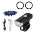 USB Rechargeable  3 Mode Bicycle Front Light Lamp Bike Headlight Cycling LED Powerful Bicycle Front Headlight Waterproof Bike Headlight End Tail Light Set 300 Lumen