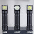 USB Rechargeable Adjustable Flashlight LED Tactical Flashlights With CREE LED Waterproof High Lumens Flashlight For Home Camping Security Electric Cut Use - STEVVEX Lamp - 200, Flashlight, Gadget, Headlamp, Headlight, Headtorch, lamp, LED, LED Flashlight, LED Headlamp, LED Headlight, LED Headtorch, Rechargeable Flashlight, Rechargeable Headlamp, Rechargeable Headlight, Rechargeable Headtorch, Torchlight, Waterproof Headlight - Stevvex.com