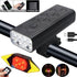 USB Rechargeable Handlebar Headlight Front Bike Light LED Lamp Built-In Rechargeable Bike Light Front And Rear Super Bright Bicycle Headlight And Tail Light Set 4 Lighting Modes - STEVVEX Sport - 224, Bicycle Light, bike, bike accessories, Bike Front Light, Bike Headlight, Front Bike Headlight, LED Bike Front Light, Led Bike Headlight, Rear Bike Headlight, Safety Warning Bike Light, Safety Warning Light, Warning bike headlight, Warning Bike Rear Light, Warning Headlight - Stevvex.com