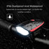 USB Rechargeable LED Display Light Bike Front Light Headlights Electric Horn Bell Cycling Rainproof Flashlight Waterproof Bicycle Lights With Horn Bike Lights For Road Electric Scooter And Mountain Bike Night Safety Flashlight