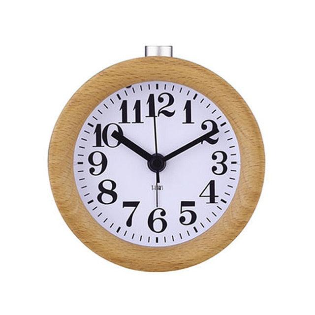 USB/AAA Powered LED Digital Clock Wooden Alarm Clock Table Clock Wooden Digital Alarm Clock with Wireless Charging 3 Alarms LED Display Sound Control and Snooze Dual for Bedroom Bedside Office Voice Control Electronic Clock Desktop Decor