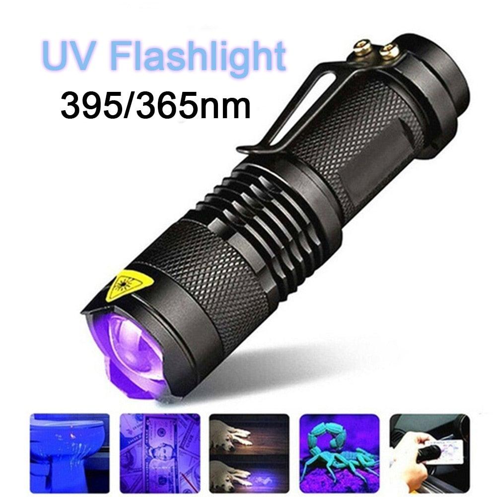 UV 365nm light wood's lamp Rechargeable Portable Mini Handheld Fluorescent Agent Purple Light USB Ultraviolet Flashlight Detection Flashlight For Dog Urine Pet Stains 370nm - STEVVEX Lamp - 200, Flashlight, Headlamp, Headlight, lamp, LED, Portable Flashlight, Portable Headlamp, Portable Headlight, Rechargeable Flashlight, Rechargeable Headlamp, Rechargeable Headlight, Rechargeable Headtorch, Rechargeable Torchlight, Torchlight - Stevvex.com