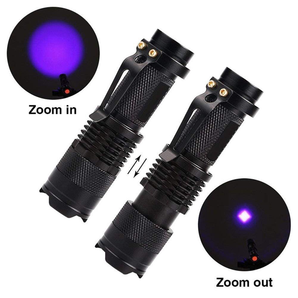 UV 365nm light wood's lamp Rechargeable Portable Mini Handheld Fluorescent Agent Purple Light USB Ultraviolet Flashlight Detection Flashlight For Dog Urine Pet Stains 370nm - STEVVEX Lamp - 200, Flashlight, Headlamp, Headlight, lamp, LED, Portable Flashlight, Portable Headlamp, Portable Headlight, Rechargeable Flashlight, Rechargeable Headlamp, Rechargeable Headlight, Rechargeable Headtorch, Rechargeable Torchlight, Torchlight - Stevvex.com