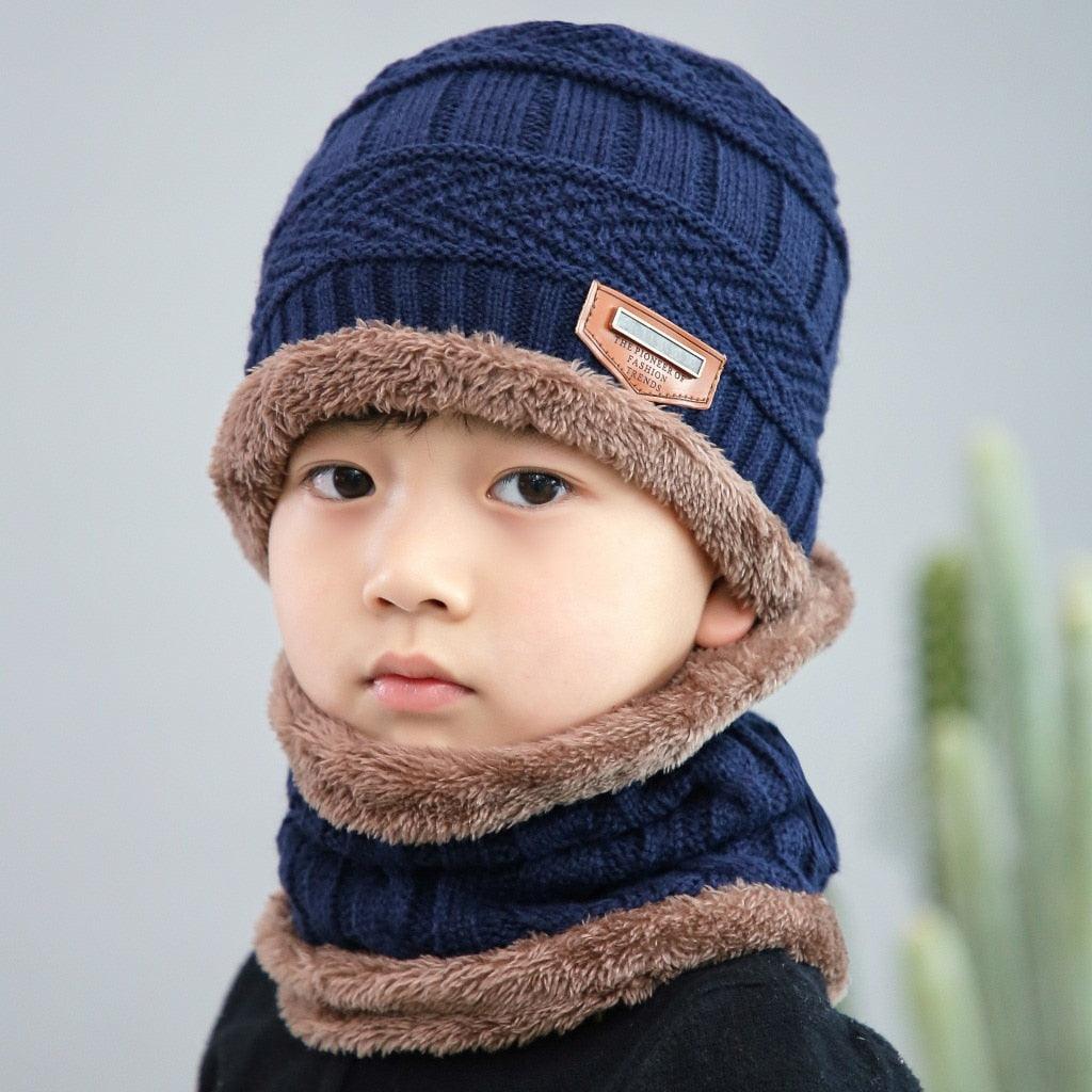 Velvet Cap Parent Child Super Warm Winter Balaclava Beanies Knitted Hat Scarf For Girl Boy Hats Outdoor Sport Warm Beanies Hat For Men Knitted Hats Bandana Hiking Camping Kid Neck Warmer Cap Winter Balaclava Beanies Mother Hat Women Warm Thick Balaclava