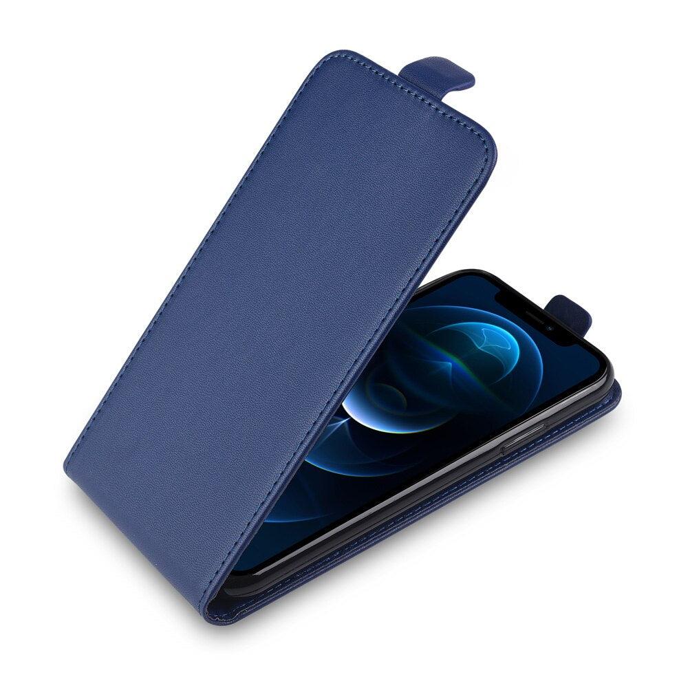 Vertical Flip Leather Case for Xiaomi Redmi Note 11 Pro 11S 10 9S 8 7A Redmi 10 9 8 7A Mi POCO F3 X3 X4 NFC M3 M4 Pro 11T Cover Vertical Flip Folio Phone Case PU Leather Protective Cover Magnetic Closure Shell with Credit Card Holder Slot for Xiaomi