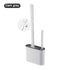 Wall Hanging Toilet Brush with Holder Set Silicone Bristles For Floor Bathroom Cleaning Toilet Brush And Holder Set Wall-Hanging Landing Toilet Bowl Brush Household Hotel Cleaner With Small Brush For Bathroom