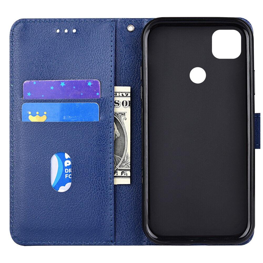 Wallet Case For On Xiaomi Redmi 9C 9 C M2006C3MG M2006C3MT  NFC Leather Case for Redmi 9A T 10C 9C NFC M2006C3MNG Redmi9 C Magnetic Protective Cover with Shockproof Inner Shell