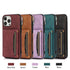 Wallet Leather Multi Cards Holder Phone Case For iPhone 14 13 12 Pro Max Mini 11 XR X XS Max 7 8 Plus Shockproof Cover Premium Leather Magnetic Clasp Heavy Duty Protective Cover for iPhone