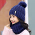 Warm Winter Skellies Beanies Knitted Hat Women Brand High Quality Winter Women Ball Ski Wool Fur Hat Pompoms Hats Knitted Scarf Women's Winter Beanie Hat, Warm Fleece Lined Knitted Soft Ski Cuff Cap with Pompom