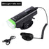 Waterproof Bicycle Light Smart Front Lamp Headlight With Horn USB Rechargeable LED Cycling Flashlight Bicycle Lights Set Powerful Lumens LED Bike Front For Adults Road Cycling Safety Flashlight