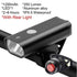 Waterproof Bike Light Set USB High/Low Beam Bicycle Lamp Headlight LED Cycling Flashlight Super Bright Bicycle Front Headlight 5 Light Modes Large Capacity Battery With Power Bank Function 1000 Lumen