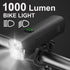 Waterproof Bike Light Set USB High/Low Beam Bicycle Lamp Headlight LED Cycling Flashlight Super Bright Bicycle Front Headlight 5 Light Modes Large Capacity Battery With Power Bank Function 1000 Lumen