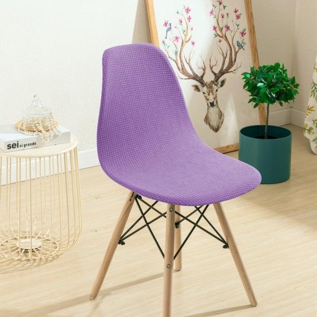 Waterproof Chair Cover for Shell Chair Washable Removable Armless Shell Seat Cover Banquet Home Modern Style for Kitchen Dining Room Chair Slipcovers Dining Chair Covers Parsons Chair Slipcover Stretch Chair Covers For Dining Room