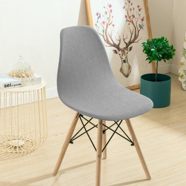 Waterproof Chair Cover for Shell Chair Washable Removable Armless Shell Seat Cover Banquet Home Modern Style for Kitchen Dining Room Chair Slipcovers Dining Chair Covers Parsons Chair Slipcover Stretch Chair Covers For Dining Room