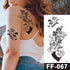 Waterproof Temporary Black Tattoo Sticker Peony Flower Snake Sketch Luxury Big Tattoo For Womens - STEVVEX Beauty - 103, Arm Tattoo, Beauty, Big Tattoo, Black Tattoos, Body Tattoo, Extra Large Tattoo, Fashion Tattoo, Flower Tattoo, Girls Tattoo, Large Black Tattoo, Leg Tattoo, Lotus Tattoo, Luxury Tattoo, Modern Tatoos, Sketch Tattoo, Stylish Tattoo, Tattoo, Waterproof Tattoo, Women Tattoo, Womens Tattoo - Stevvex.com