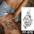 Waterproof Temporary Black Tattoo Sticker Peony Flower Snake Sketch Luxury Big Tattoo For Womens - STEVVEX Beauty - 103, Arm Tattoo, Beauty, Big Tattoo, Black Tattoos, Body Tattoo, Extra Large Tattoo, Fashion Tattoo, Flower Tattoo, Girls Tattoo, Large Black Tattoo, Leg Tattoo, Lotus Tattoo, Luxury Tattoo, Modern Tatoos, Sketch Tattoo, Stylish Tattoo, Tattoo, Waterproof Tattoo, Women Tattoo, Womens Tattoo - Stevvex.com