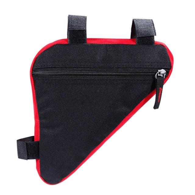 Waterproof Triangle Cycling Bicycle Bags Front Tube Frame Bag Mountain Bike Triangle Pouch Frame Holder Bag Bike Storage Frame Bag Bicycle Front Tube Triangle Water Resistant Cycling Pack Strap On Pouch Bike Accessories Tool Accessible Storage Bag