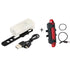 Waterproof USB LED Rechargeable Set Bicycle Lamp Mountain Cycle Front Back Headlight Lamp Flashlight Bike Powerful Bicycle Front Headlight And Back Taillight Fast Disassembly Bicycle LED Light For Road Mountain Cycling