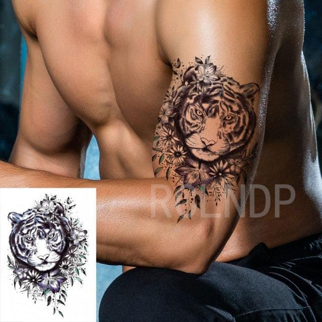 Waterproof Womens Temporary Sticker Tattoo Flower Rose Realistic Sketches For Arm Hand - STEVVEX Beauty - 103, 3D Tattoo, Animal Tattoo, Arm Tattoo, Beauty, Big Tattoo, Black Tattoos, Body Tattoo, Boys Tattoo, Fashion Tattoo, Flower Tattoo, Girls Tattoo, Leg Tattoo, Luxury Tattoo, Men Tattoo, Mens Tattoo, Realistic Tattoo, Sketch Tattoo, Stylish Tattoo, Tattoo, Waterproof Tattoo, Women Tattoo, Womens Tattoo - Stevvex.com