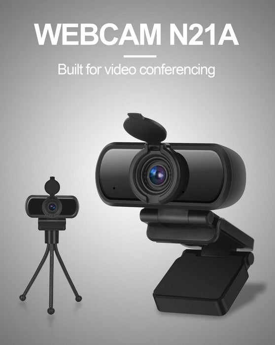 Webcam Real 1080P 200W Pixels Full Hd 110° Wide Angle Camera with Microphone Tripod for Video Widescreen Pro Streaming Webcam for Recording Calling Conferencing And Gaming - STEVVEX Gadgets - 122, caming camera, confrence calling camera, hd camera, laptop camera, video camera, webcam for recordig, webcamera, webcamera with microphone, wide angle camera, wide range laptop camera, widerange camera, widescreen camera - Stevvex.com