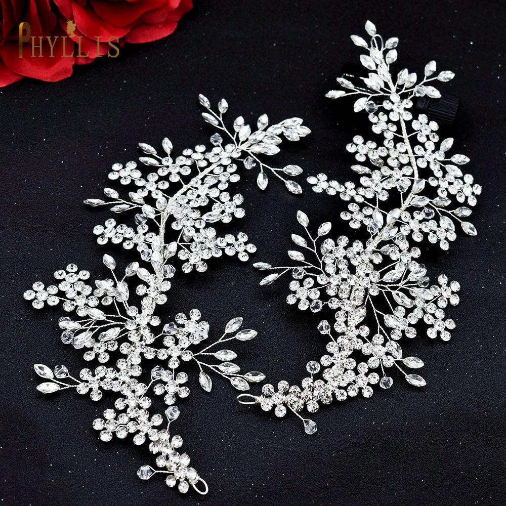 Wedding Bridal Styling Barrette Letter Headband Rhinestone Crystal Headpiece Wedding Accessories For Women Pageant Crowns  Cubic Zirconia Luxury Wedding Hair Accessories Hair Headdress For Women