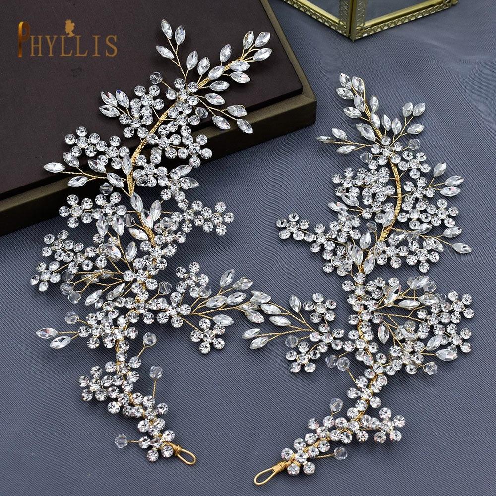 Wedding Bridal Styling Barrette Letter Headband Rhinestone Crystal Headpiece Wedding Accessories For Women Pageant Crowns  Cubic Zirconia Luxury Wedding Hair Accessories Hair Headdress For Women