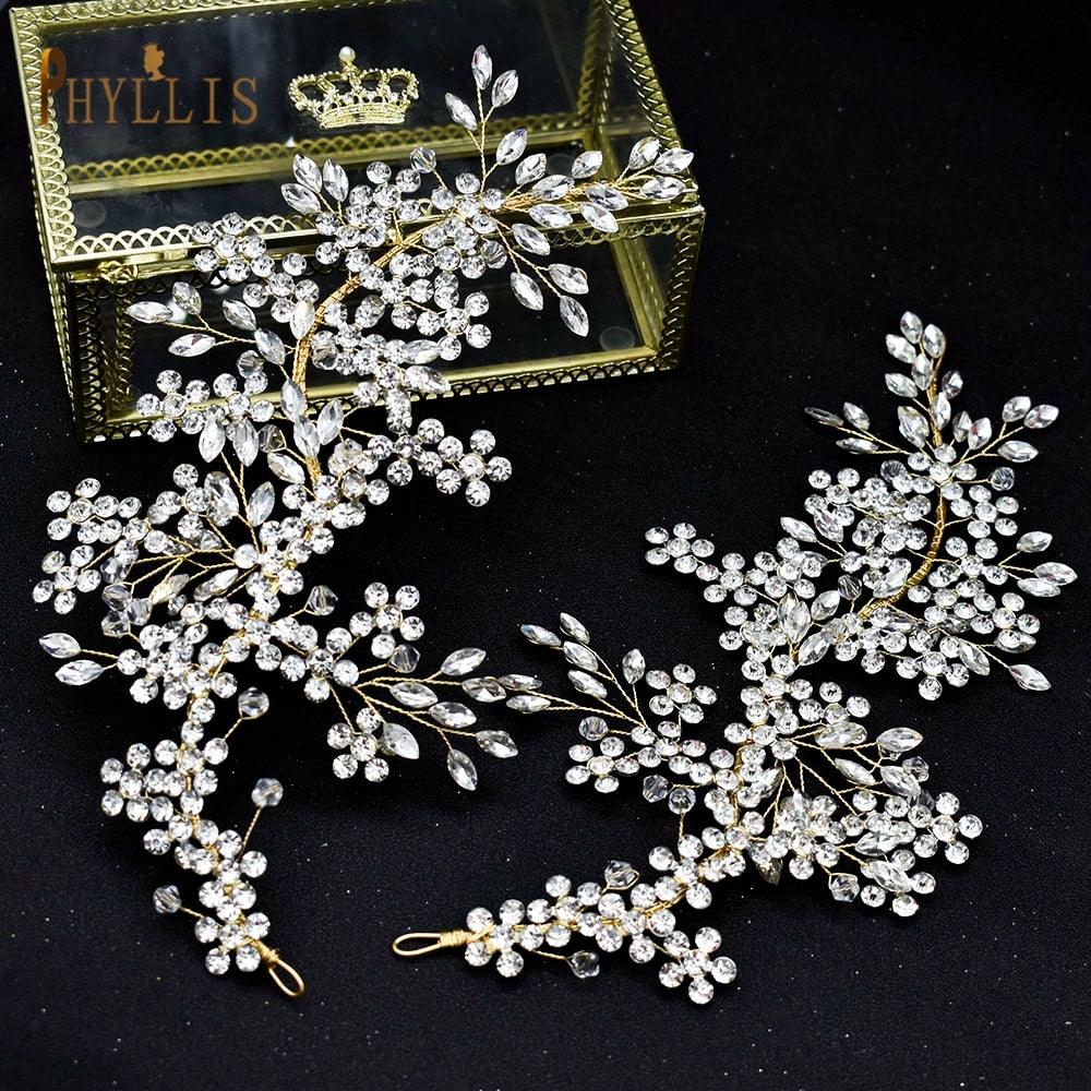 Wedding Bridal Styling Barrette Letter Headband Rhinestone Crystal Headpiece Wedding Accessories For Women Pageant Crowns  Cubic Zirconia Luxury Wedding Hair Accessories Hair Headdress For Women