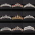 Wedding Crown Hair Jewelry Bridal  Hair Accessories Women Crown Rhinestones Crystal Tiaras Bride Queen Party Crowns Gift Bridal Headdress Wedding Hair Jewelry Bridal Hair Accessories Women Rhinestones Crystal Tiaras