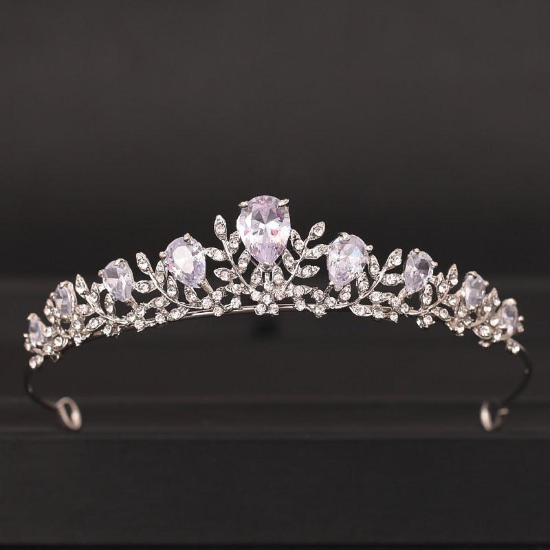 Wedding Crown Hair Jewelry Bridal  Hair Accessories Women Crown Rhinestones Crystal Tiaras Bride Queen Party Crowns Gift Bridal Headdress Wedding Hair Jewelry Bridal Hair Accessories Women Rhinestones Crystal Tiaras