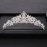 Wedding Crown Hair Jewelry Bridal  Hair Accessories Women Crown Rhinestones Crystal Tiaras Bride Queen Party Crowns Gift Bridal Headdress Wedding Hair Jewelry Bridal Hair Accessories Women Rhinestones Crystal Tiaras